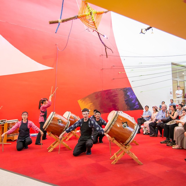A musical performance at the University’s Smart Museum. 